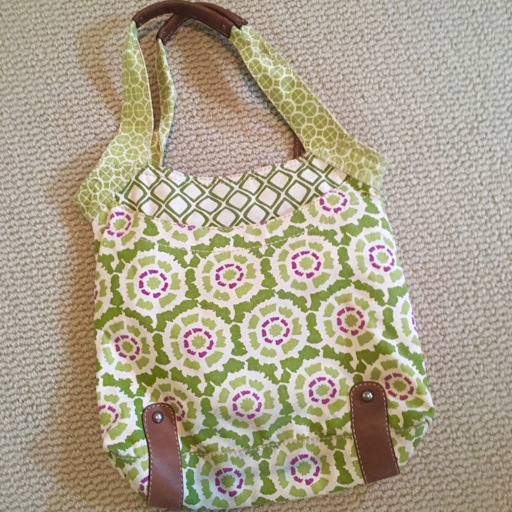 Fossil Leather Detail Groovy Bag
